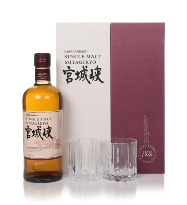 Miyagikyo Single Malt Gift Set with 2x Glasses Single Malt Whisky
