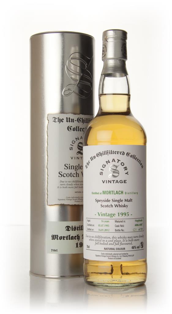 Mortlach 16 Year Old 1995 - Un-Chillfiltered (Signatory) Single Malt Whisky