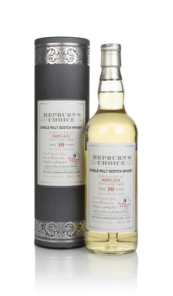 Mortlach 10 Year Old 2009 (bottled 2019) - Hepburn's Choice (Langside) Single Malt Whisky