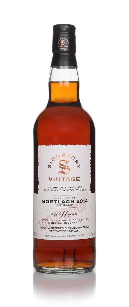 Mortlach 11 Year Old 2014 - 100 Proof Edition #73 (Signatory) Single Malt Whisky Mortlach 11 Year Old 2014 - 100 Proof Edition #73 (Signatory) Single Malt Whisky