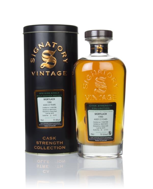 Mortlach 23 Year Old 1990 (cask 6076) - Cask Strength Collection (Sign Single Malt Whisky