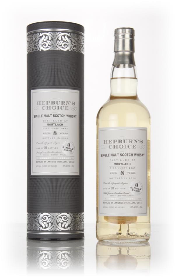 Mortlach 8 Year Old 2007 - Hepburn's Choice (Langside) Single Malt Whisky