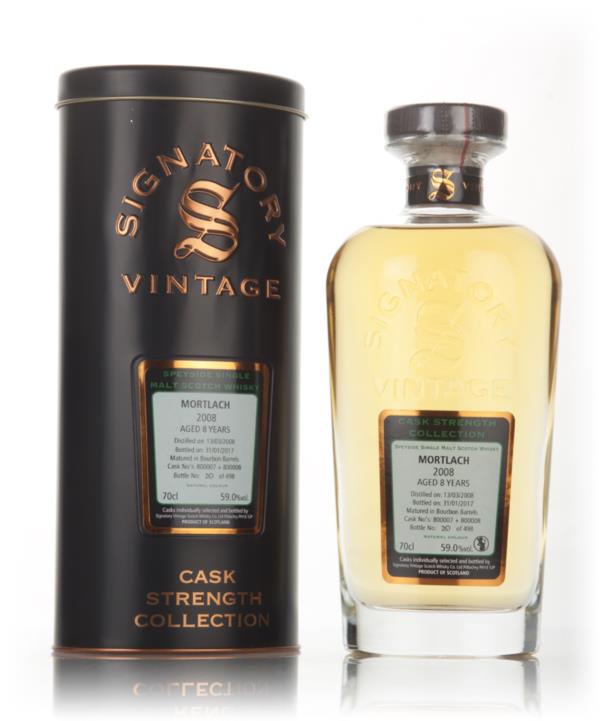 Mortlach 8 Year Old 2008 (cask 800007 & 800008) - Cask Strength Collec Single Malt Whisky