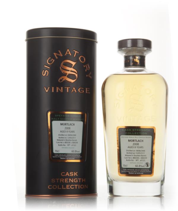 Mortlach 8 Year Old 2008 (cask 800208 & 800209) - Cask Strength Collec Single Malt Whisky