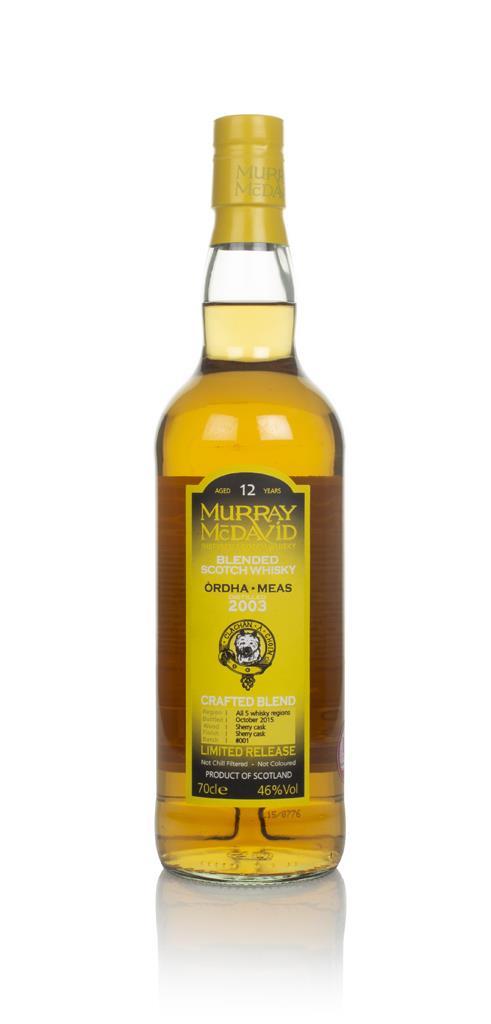 Ordha Meas 12 Year Old 2003 - Crafted Blend (Murray McDavid) Blended Whisky