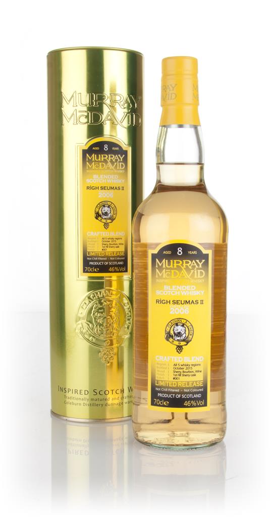 Righ Seumas II 8 Year Old 2006 - Crafted Blend (Murray McDavid) Blended Whisky