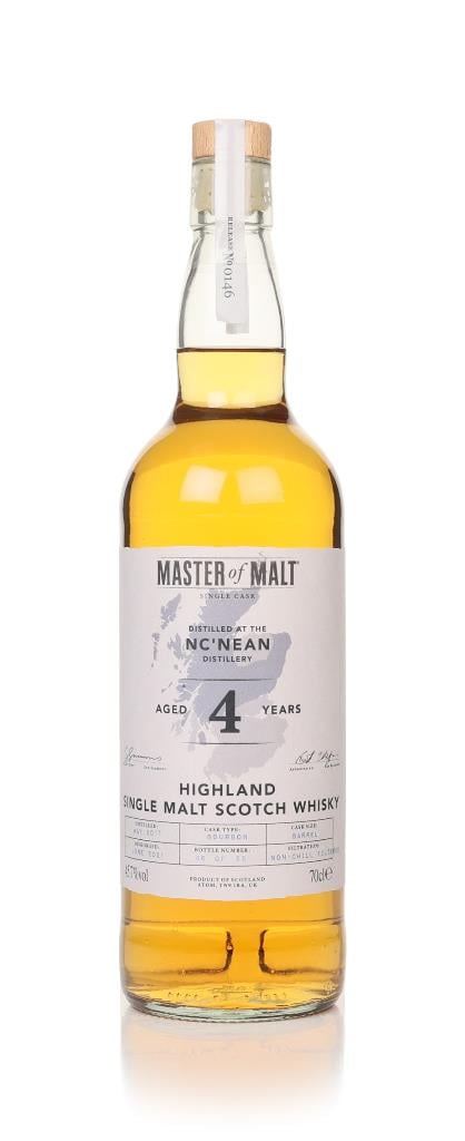 Nc'nean 4 Year Old 2017 Single Cask (Master of Malt) Single Malt Whisky