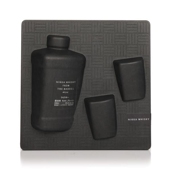 Nikka From The Barrel Silhouette Gift Set with 2x Glasses Blended Whisky