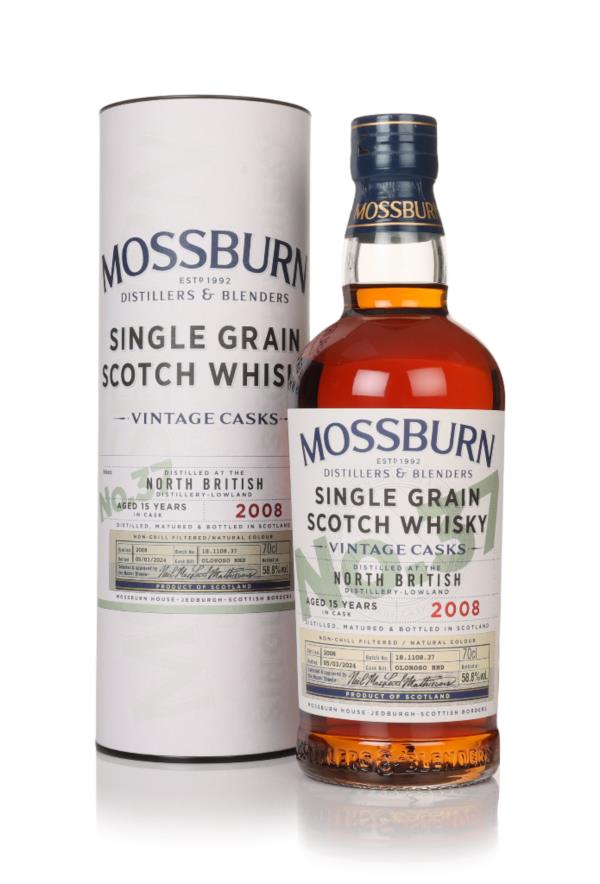 North British 15 Year Old 2008 - Vintage Casks (Mossburn) Grain Whisky
