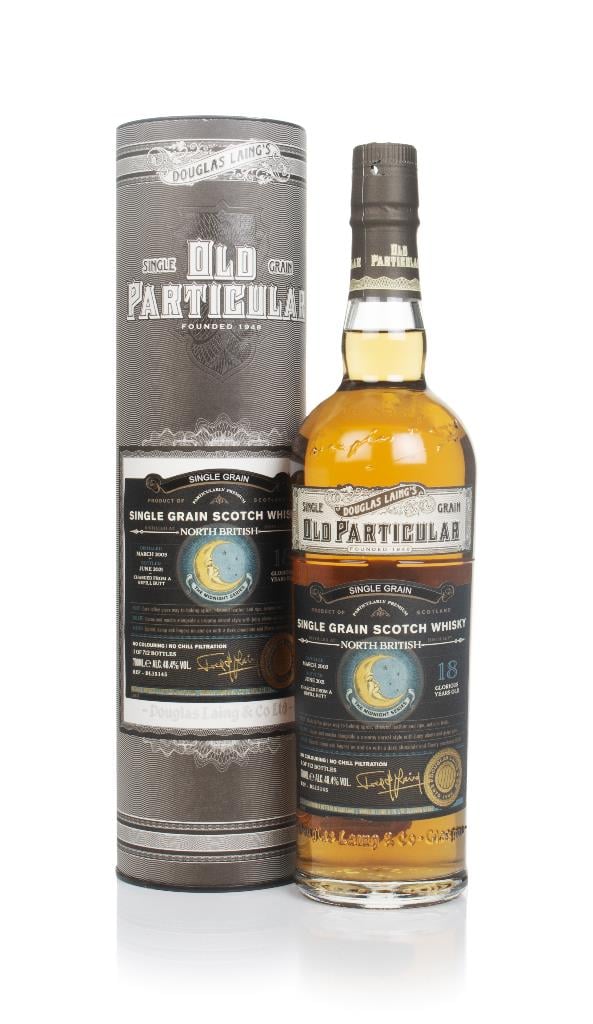 North British 18 Year Old 2003 - Old Particular The Midnight Series (D Grain Whisky