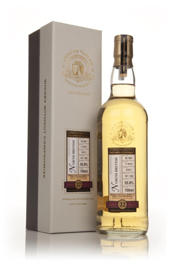 North British 22 Year Old 1991 (Cask 57077) - Dimensions (Duncan Taylo Grain Whisky