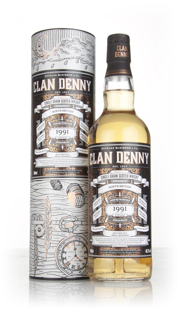 North British 25 Year Old 1991 (cask 12088) - Clan Denny (Douglas Lain Grain Whisky