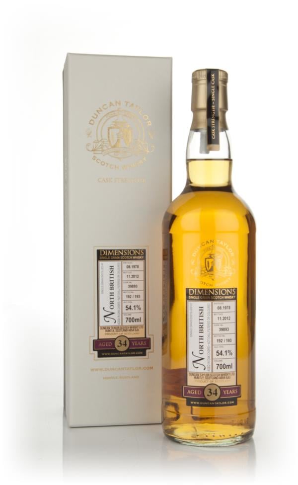 North British 34 Year Old 1978 - Dimensions - Duncan Taylor Grain Whisky