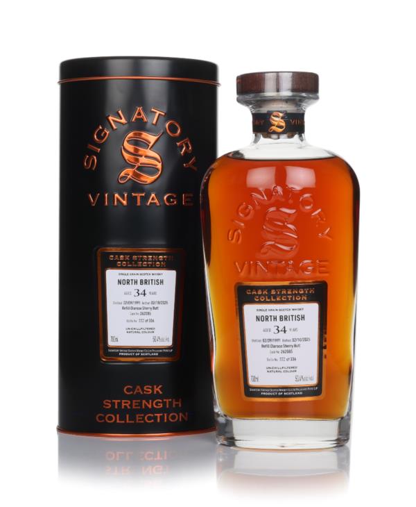 North British 34 Year Old 1991 (cask 262085) - Cask Strength Collectio Grain Whisky