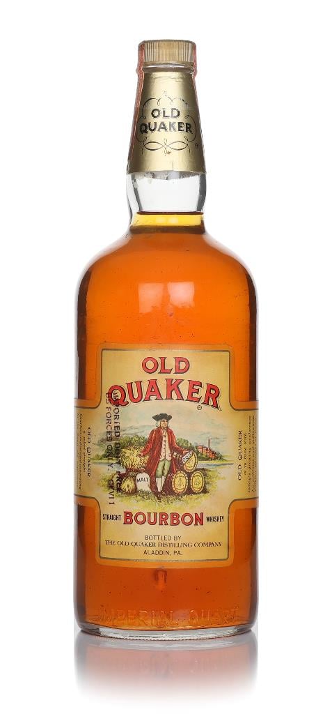 Old Quaker 4 Year Old Straight Bourbon Whiskey - 1970s (1.13L) Bourbon Whiskey