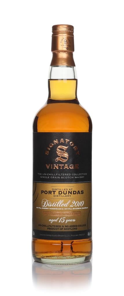 Port Dundas 15 Year Old 2010 - Un-Chillfiltered Collection (Signatory) Grain Whisky Port Dundas 15 Year Old 2010 - Un-Chillfiltered Collection (Signatory) Grain Whisky