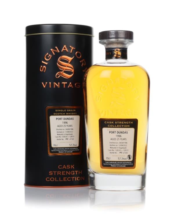 Port Dundas 25 Year Old 1996 (casks 128330 & 128331) - Cask Strength C Grain Whisky