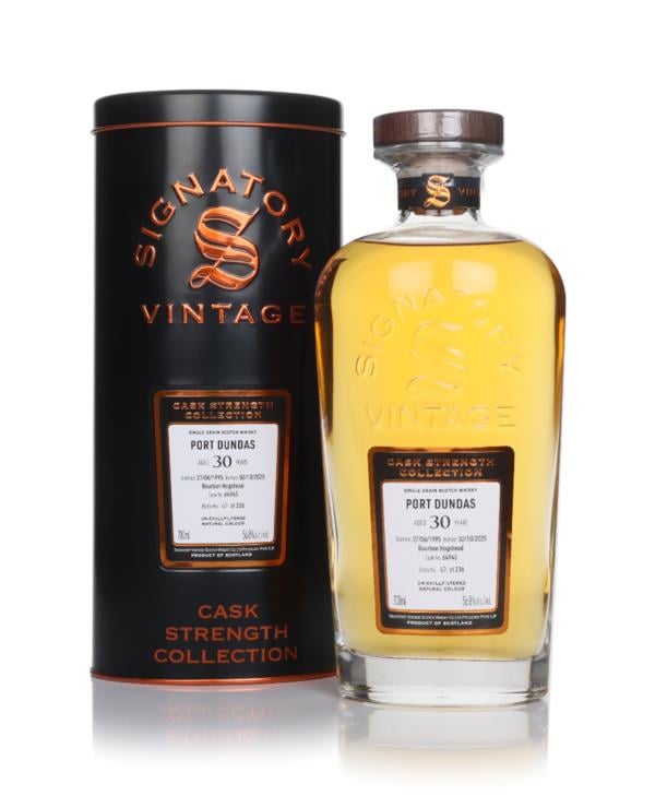 Port Dundas 30 Year Old 1995 (cask 64945) - Cask Strength Collection ( Grain Whisky Port Dundas 30 Year Old 1995 (cask 64945) - Cask Strength Collection ( Grain Whisky