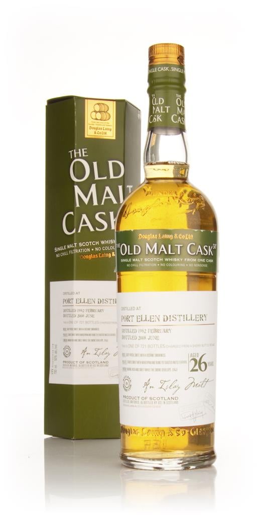Port Ellen 26 Year Old 1982 (cask 4447) - Old Malt Cask (Douglas Laing Single Malt Whisky Port Ellen 26 Year Old 1982 (cask 4447) - Old Malt Cask (Douglas Laing Single Malt Whisky