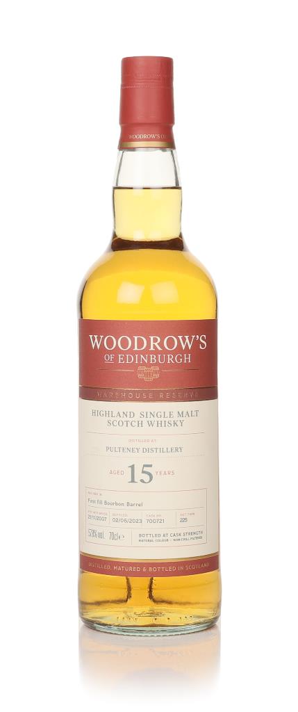 Pulteney 15 Year Old 2007 (cask 700721) - Woodrow's of Edinburgh Single Malt Whisky