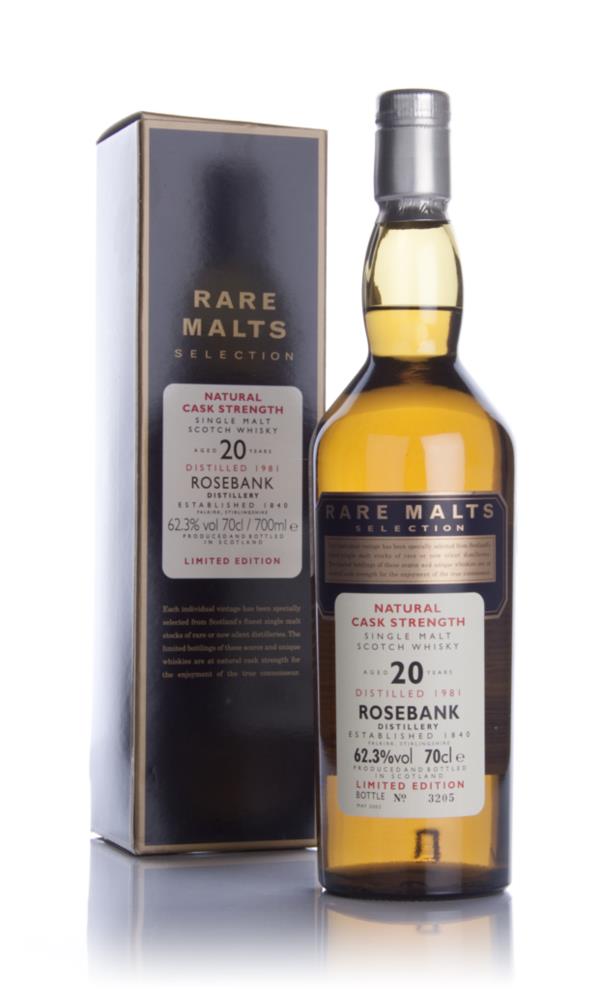 Rosebank 20 Year Old 1981 - Rare Malts Single Malt Whisky