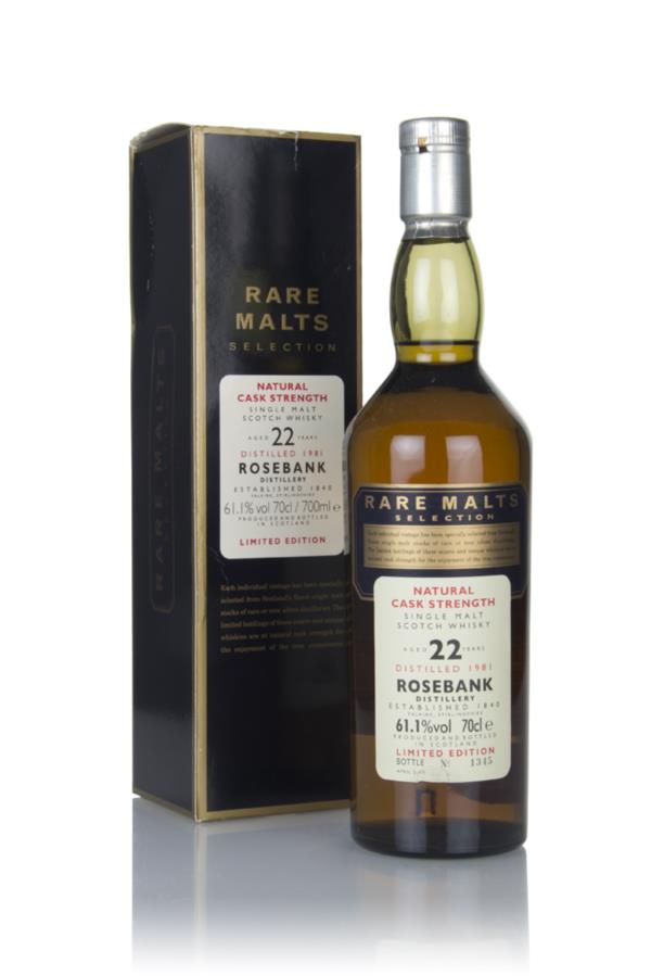 Rosebank 22 Year Old 1981 - Rare Malts Single Malt Whisky