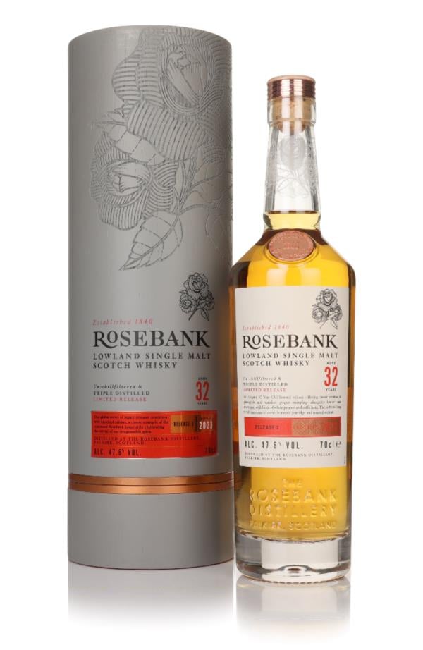 Rosebank 32 Year Old (bottled 2023) - Release Three Single Malt Whisky