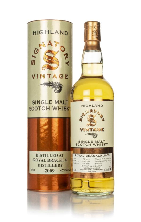 Royal Brackla 12 Year Old 2009 (casks 307025 & 307027) - Signatory Single Malt Whisky