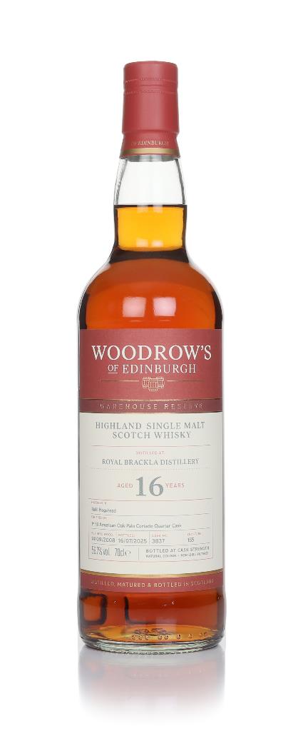 Brackla Royal 16 Year Old 2008 - Woodrow's Of Edinburgh Single Malt Whisky