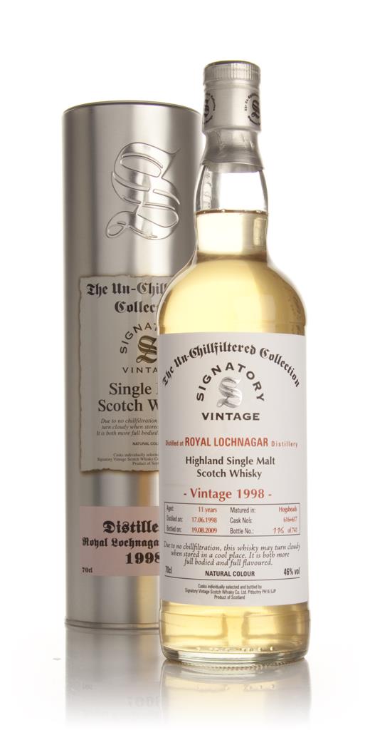 Royal Lochnagar 11 Year Old 1998 - Un-Chillfiltered (Signatory) Single Malt Whisky