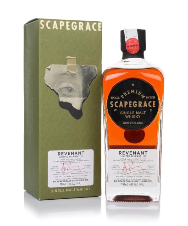 Scapegrace Revenant Single Malt Whisky - Limited Release III 3cl Sampl Single Malt Whisky 3cl Sample