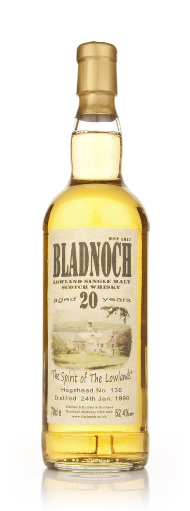 Bladnoch 20 Year Old 1990 (cask 136) Single Malt Whisky