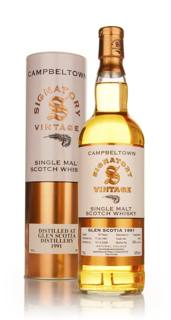 Glen Scotia 18 Year Old 1991 (Signatory) Single Malt Whisky
