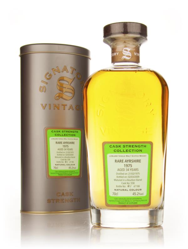 Rare Ayrshire (Ladyburn) 34 Year Old 1975 (cask 558) - Cask Strength C Single Malt Whisky