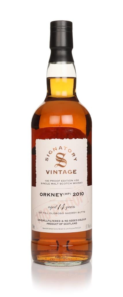 Orkney (HP) 14 Year Old 2010 - 100 Proof Edition #30 (Signatory) Single Malt Whisky
