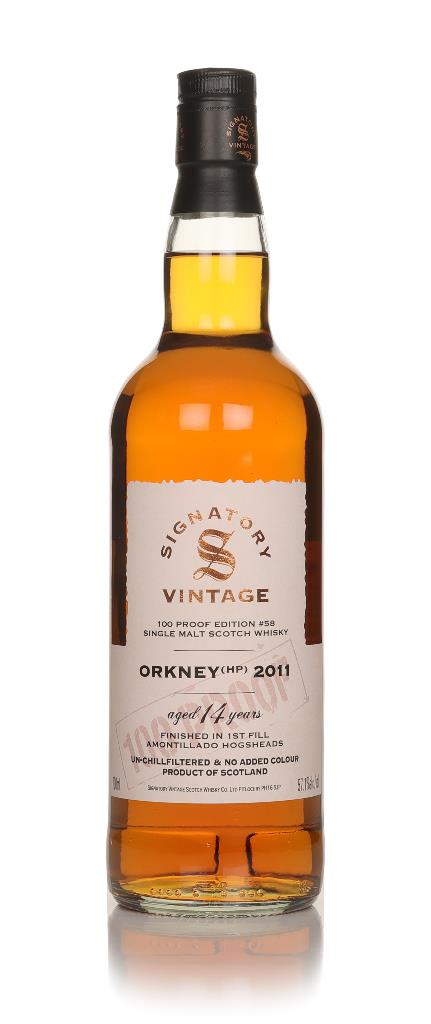 Orkney (HP) 14 Year Old 2011 - 100 Proof Edition #58 (Signatory) Single Malt Whisky