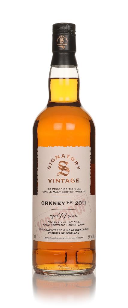 Orkney (HP) 14 Year Old 2011 - 100 Proof Edition #59 (Signatory) Single Malt Whisky