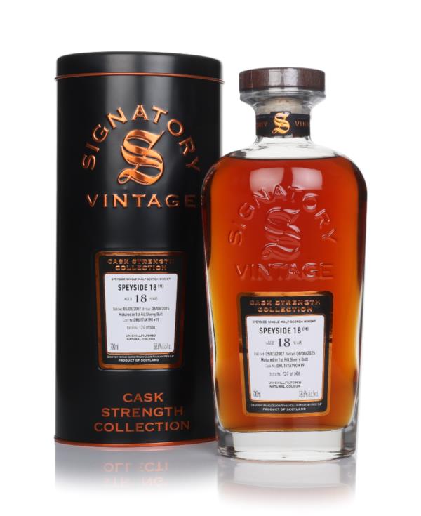 Secret Speyside 18 Year Old 2007 (cask DRU17 A190 #19) - Cask Strength Single Malt Whisky