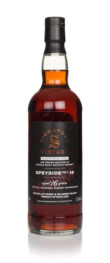 Speyside (GL) 16 Year Old 2007 Exceptional Cask - 100 Proof Edition #7 Single Malt Whisky