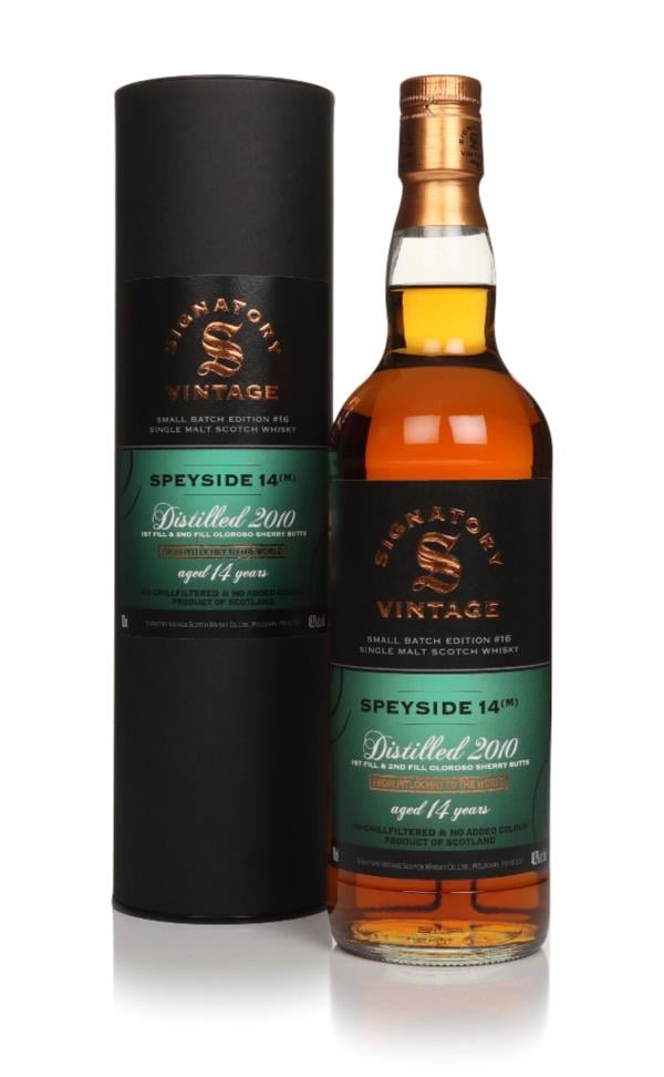 Speyside (M) 14 Year Old 2010 - Small Batch Edition #16 (Signatory) Single Malt Whisky