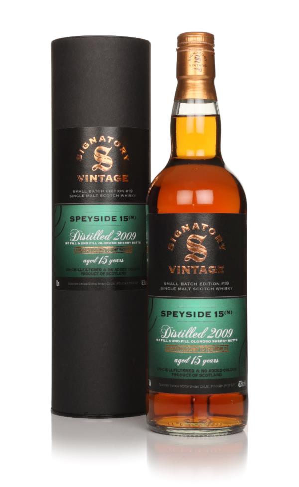 Speyside (M) 15 Year Old 2009 - Small Batch Edition #19 (Signatory) Single Malt Whisky