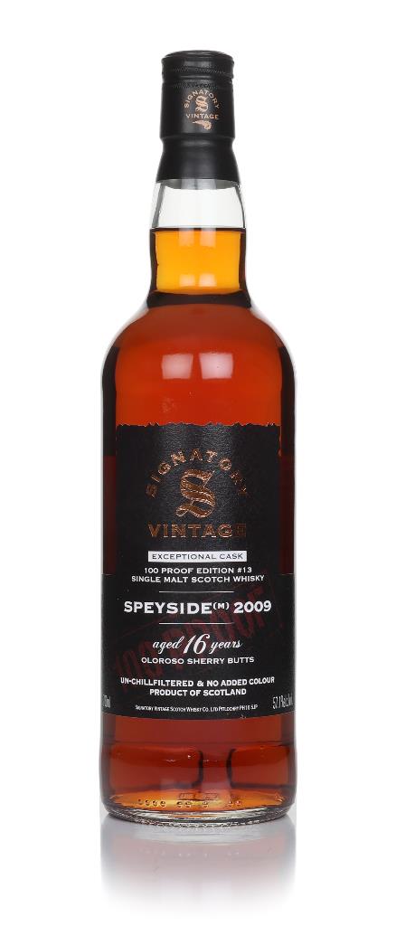 Speyside (M) 16 Year Old 2009 Exceptional Cask - 100 Proof Edition #13 Single Malt Whisky