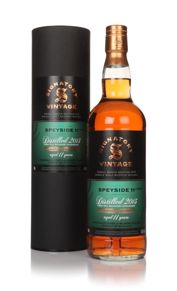 Speyside (TAM) 11 Year Old 2013 - Small Batch Edition #13 (Signatory) Single Malt Whisky