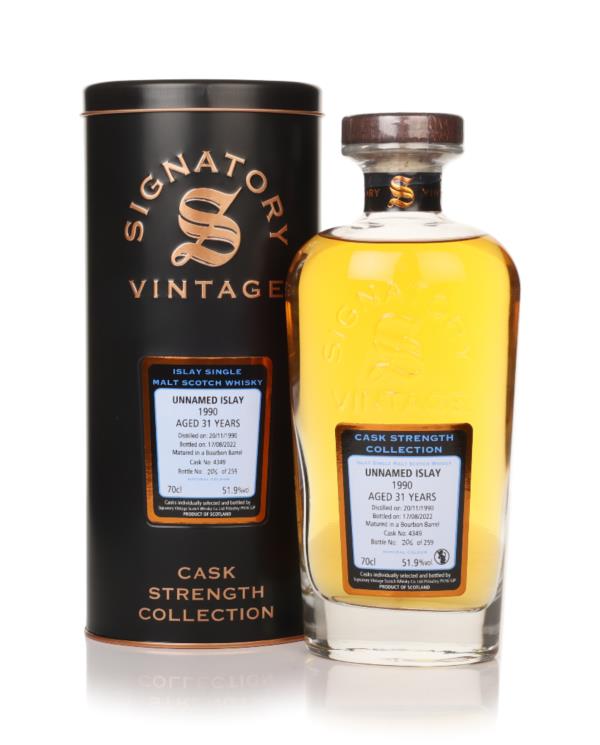 Unnamed Islay 31 Year Old 1990 (cask 4349) - Cask Strength Collection Single Malt Whisky
