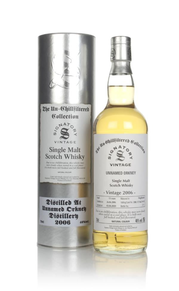 Unnamed Orkney 13 Year Old 2006 (casks 17/A62 9 & 10) - Un-Chillfilter Single Malt Whisky