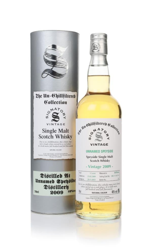 Unnamed Speyside 12 Year Old 2009 (casks DRU17/A197#6) - Un-Chillfilte Single Malt Whisky