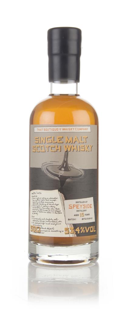 Speyside 15 Year Old (That Boutique-y Whisky Company) Single Malt Whisky