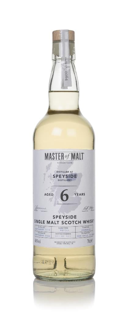 Speyside 6 Year Old 2015 Single Cask (Master of Malt) 40% Single Malt Whisky