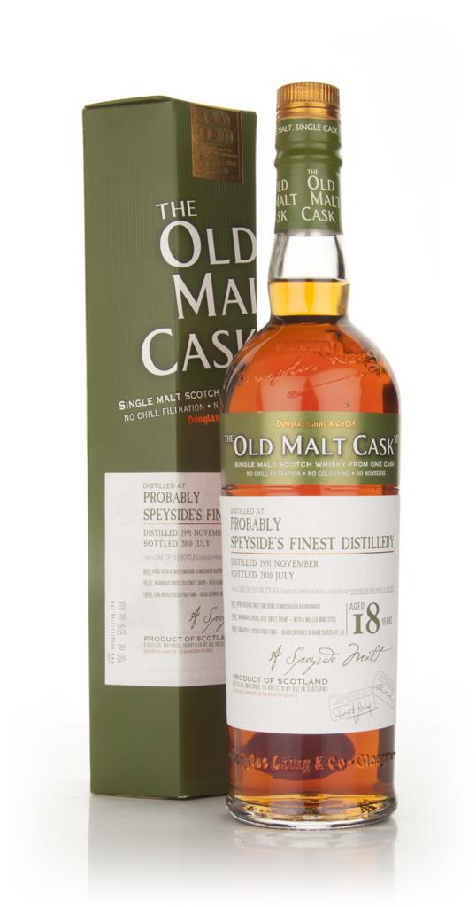 Probably Speyside's Finest 18 Year Old 1991 - Old Malt Cask (Douglas L Single Malt Whisky