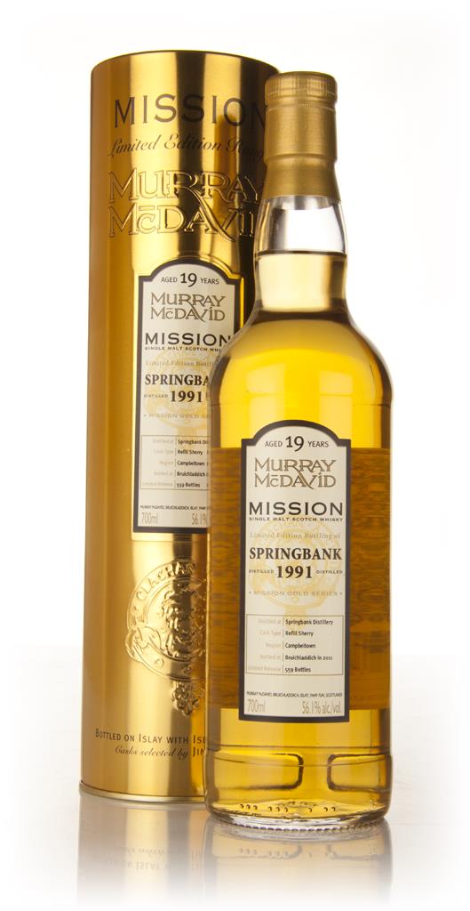 Springbank 19 Year Old 1991 - Mission (Murray McDavid) Single Malt Whisky